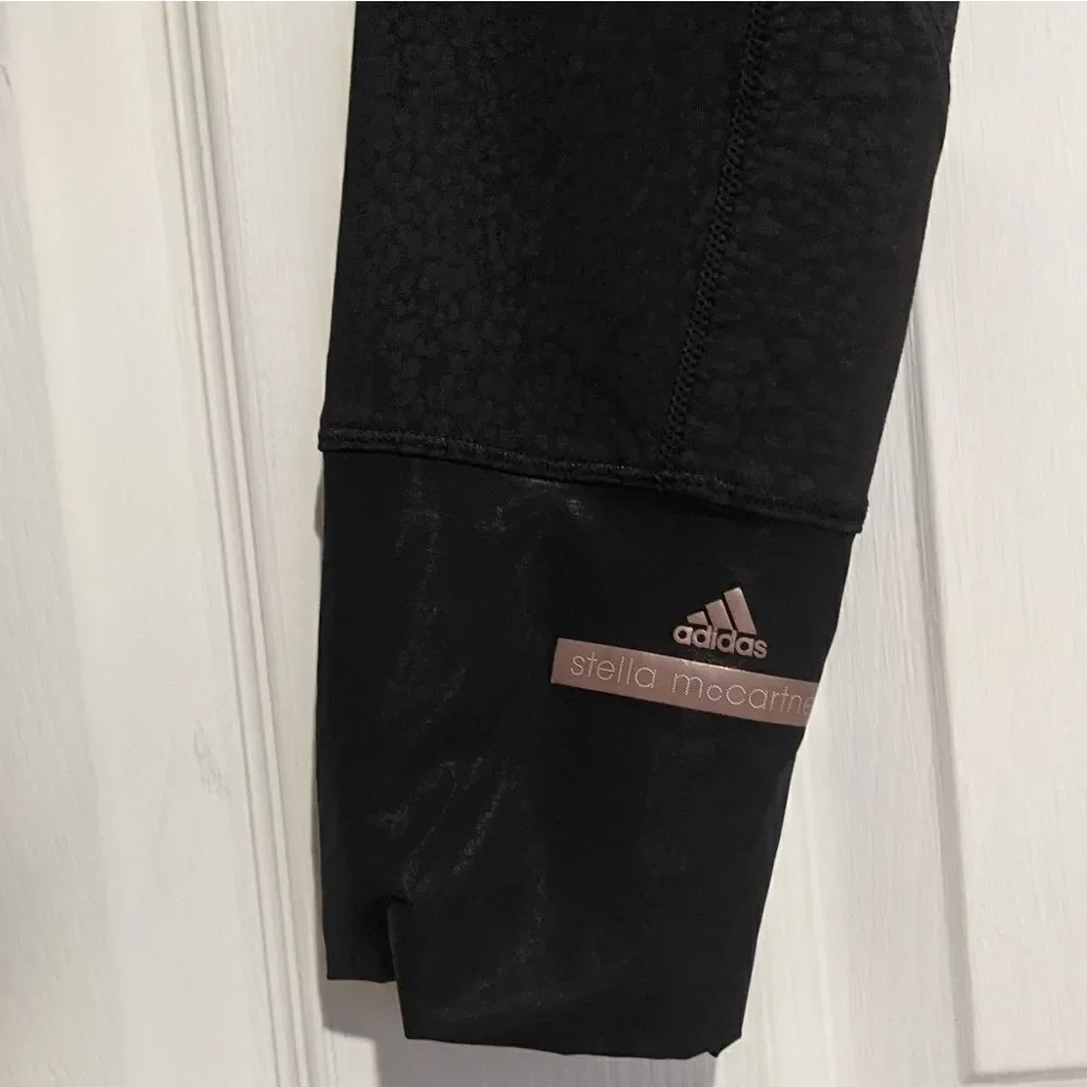 Adidas X Stella McCartney Leopard Jacquard Legging